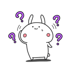 Rabbit's sticker can be used freely. sticker #13189775