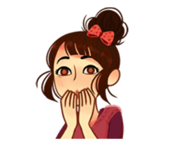 Yeppeun yeoja - Beautiful korean girl sticker #13190216