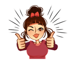 Yeppeun yeoja - Beautiful korean girl sticker #13190218