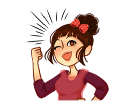 Yeppeun yeoja - Beautiful korean girl sticker #13190220