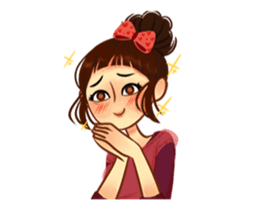 Yeppeun yeoja - Beautiful korean girl sticker #13190222