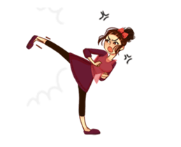 Yeppeun yeoja - Beautiful korean girl sticker #13190228