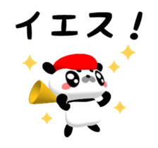 Let's Go! Panda Film Director sticker #13190240