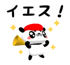 Let's Go! Panda Film Director sticker #13190240