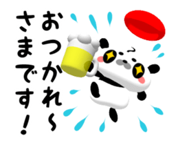 Let's Go! Panda Film Director sticker #13190245