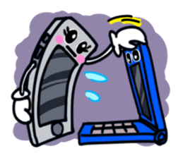 Sticker of a smartphone sticker #13190312