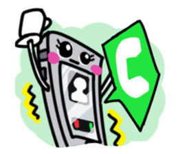 Sticker of a smartphone sticker #13190316