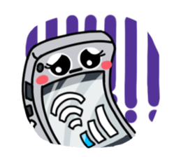 Sticker of a smartphone sticker #13190317