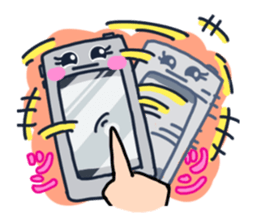 Sticker of a smartphone sticker #13190321