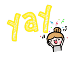 yes no ok thank you sticker #13190404