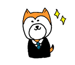 my dog momo-chan sticker #13190743