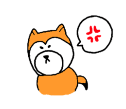 my dog momo-chan sticker #13190748