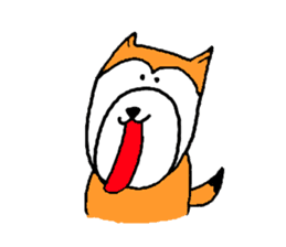 my dog momo-chan sticker #13190752