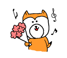 my dog momo-chan sticker #13190753