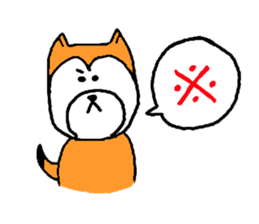 my dog momo-chan sticker #13190763