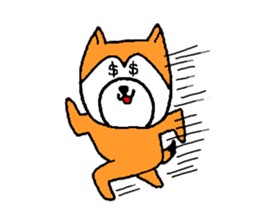 my dog momo-chan sticker #13190769
