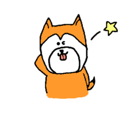 my dog momo-chan sticker #13190770