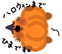 Halloween cat sticker #13191676