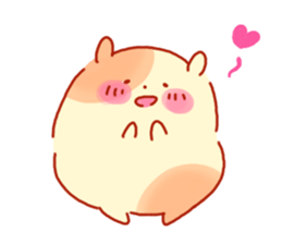 Cute Hamsters in Love sticker #13191787