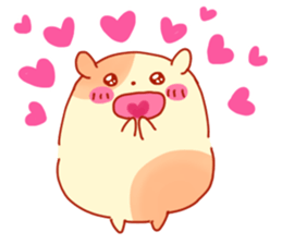 Cute Hamsters in Love sticker #13191788