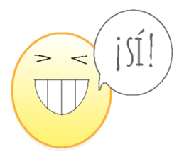 Yellow faces of expressions and texts sticker #13192287