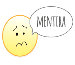 Yellow faces of expressions and texts sticker #13192289