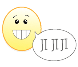 Yellow faces of expressions and texts sticker #13192292