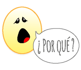 Yellow faces of expressions and texts sticker #13192302