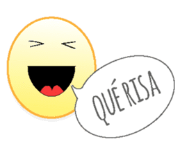 Yellow faces of expressions and texts sticker #13192304