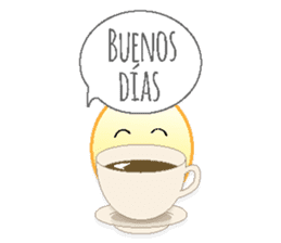 Yellow faces of expressions and texts sticker #13192308