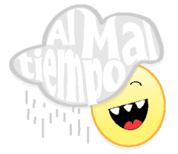 Yellow faces of expressions and texts sticker #13192322