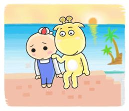 A-Lu & Shiau-mau. by Vivi sticker #13192928