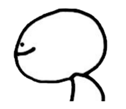 a bun with a bean-jam sticker #13193113