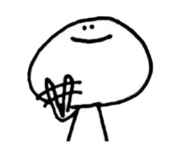 a bun with a bean-jam sticker #13193133