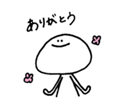 a bun with a bean-jam sticker #13193139