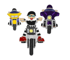 I LOVE American Motorcycle!! MOVING sticker #13193759