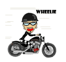 I LOVE American Motorcycle!! MOVING sticker #13193767