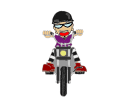 I LOVE American Motorcycle!! MOVING sticker #13193769