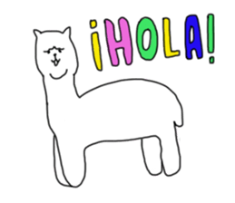 Yulpaca-san(spanish) sticker #13194038