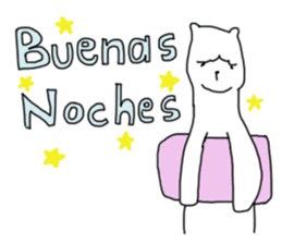 Yulpaca-san(spanish) sticker #13194040