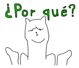 Yulpaca-san(spanish) sticker #13194062
