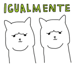 Yulpaca-san(spanish) sticker #13194063