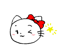 Cute cats family sticker #13194417