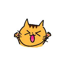 Cute cats family sticker #13194421