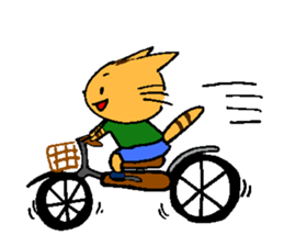 Cute cats family sticker #13194427