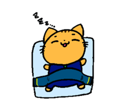 Cute cats family sticker #13194433