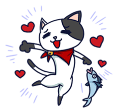 Sasuke Naughty Neki Neko Cat sticker #13194497