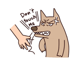 Dog aibou sticker #13194862