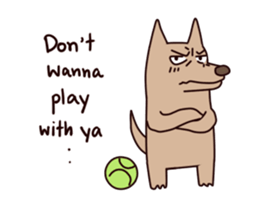 Dog aibou sticker #13194863