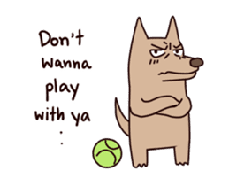 Dog aibou sticker #13194863